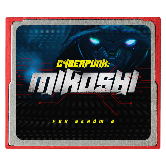 CYBERPUNK: MIKOSHI – Serum 2 preset pack by Noise Dept., cover art
