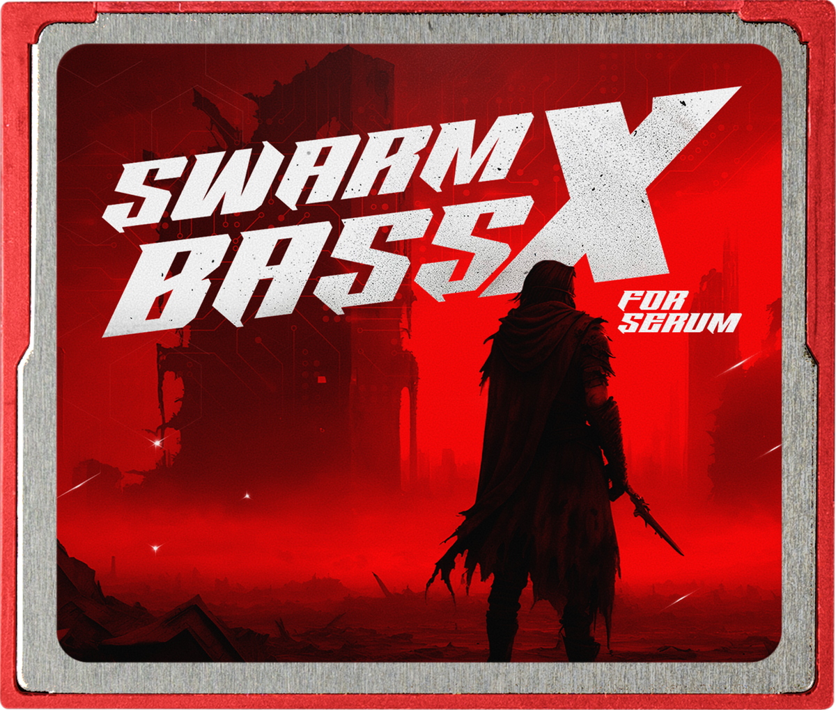 SWARM BASS X – Serum preset pack by Noise Dept., cover art