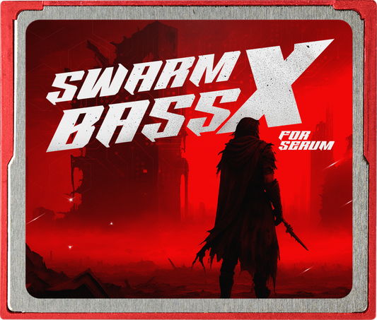 SWARM BASS X – Serum preset pack by Noise Dept., cover art