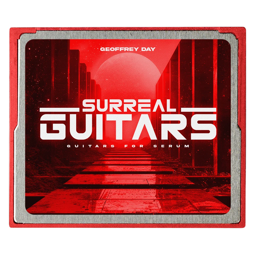 SURREAL GUITARS – Serum preset pack by Noise Dept., cover art